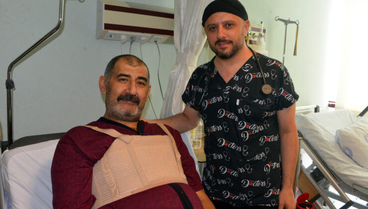 Kahramanmaraş’ta kalbinden 10 santim kitle çıkarıldı