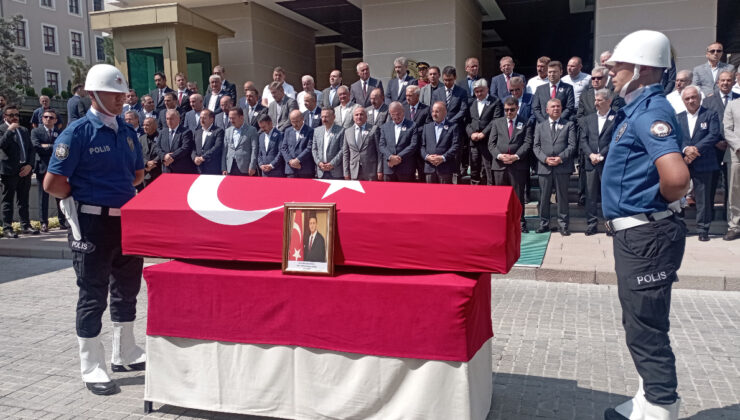 Kazada hayatını kaybeden eski Bitlis Valisi için İçişleri Bakanlığı’nda merasim