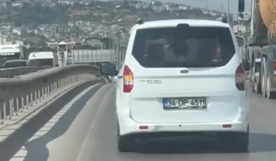Kocaeli’de hasta taşıyan ambulansa yol vermedi