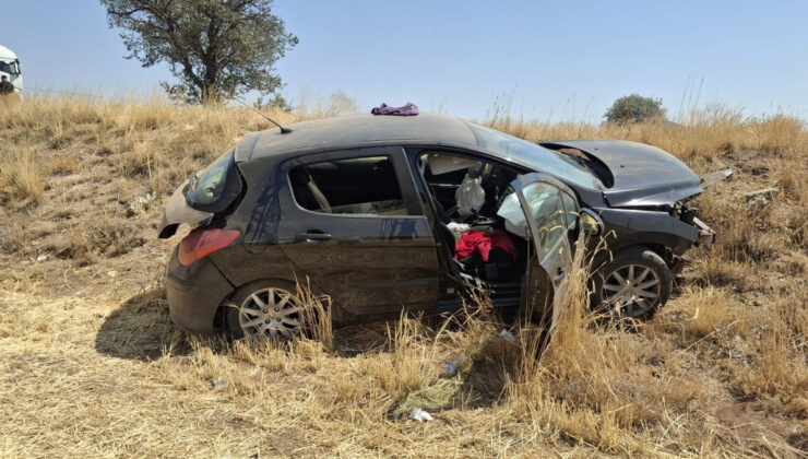 Konya’da denetimden çıkan araba ekin tarlasına savruldu: 4 yaralı