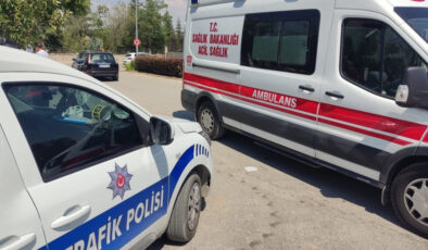 Konya’da elektrikli bisiklet ile araba çarpıştı