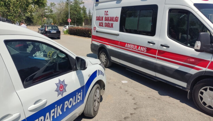 Konya’da elektrikli bisiklet ile araba çarpıştı