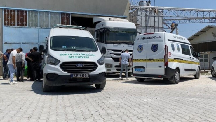 Konya’da tırdan boşaltılan yemlerin altında kalarak hayatını kaybetti