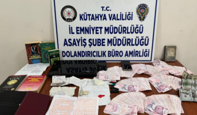 Kütahya’da üfürükçü operasyonu: 9 gözaltı