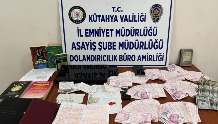 Kütahya’da üfürükçü operasyonu: 9 gözaltı