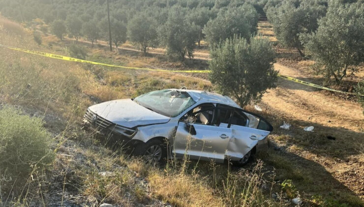 Manisa’da feci kaza: 1 meyyit, 4 yaralı