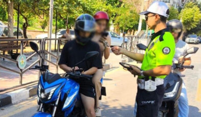 Manisa’da motosiklet kontrollerinde 3 milyon 175 bin lira ceza kesildi