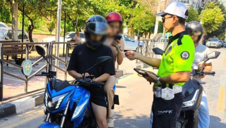 Manisa’da motosiklet kontrollerinde 3 milyon 175 bin lira ceza kesildi