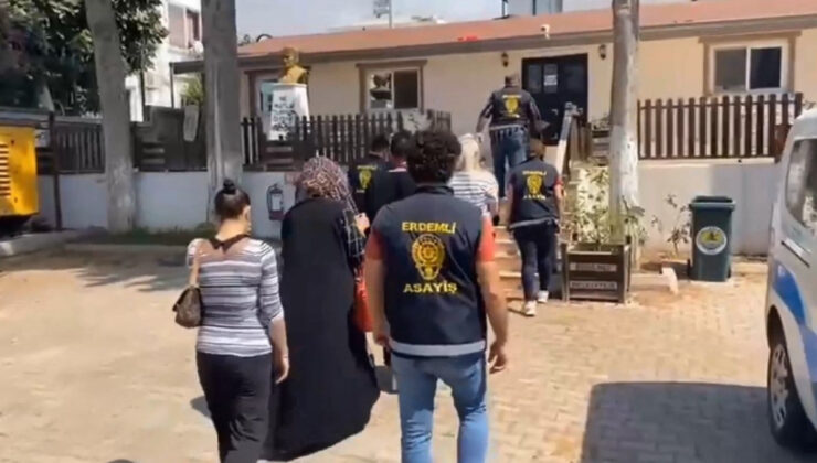 Mersin’de fuhuş operasyonu: 22 gözaltı