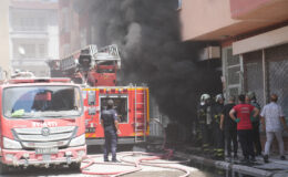 Niğde’de iş yeri deposunda yangın