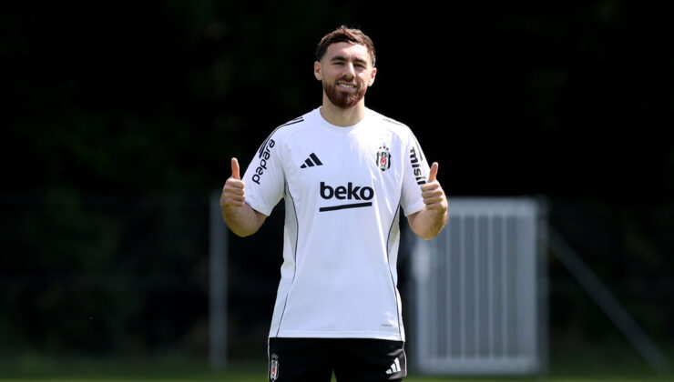 Orkun Kökçü, Beşiktaş formasıyla birinci idmanına çıktı