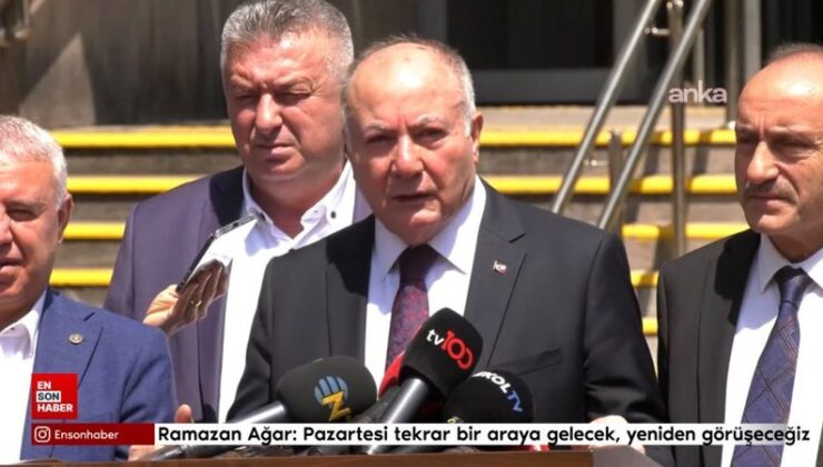 Ramazan Ağar: Pazartesi tekrar bir ortaya gelecek, yine görüşeceğiz