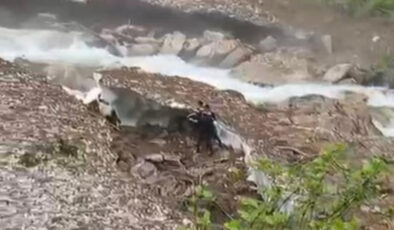 Rize’de kar kütlesi çöktü: Bir kişi kayıp