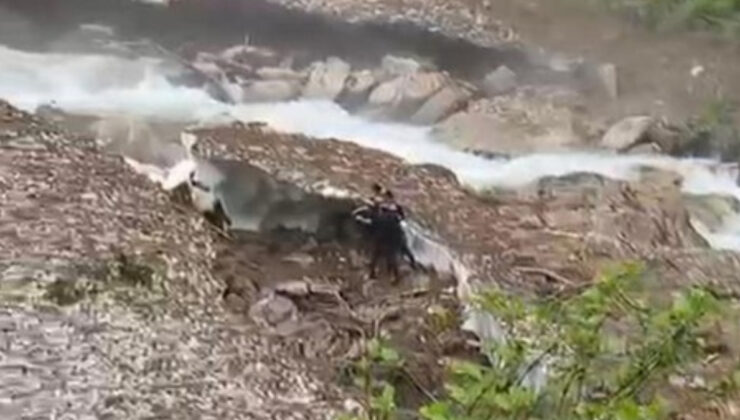 Rize’de kar kütlesi çöktü: Bir kişi kayıp