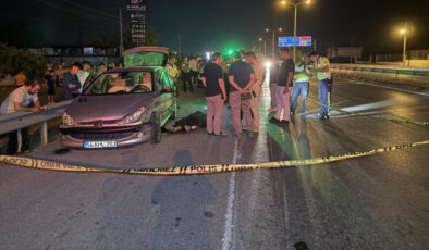 Sakarya’da bariyerlere çarpan arabanın şoförü öldü: Alkol şişesi dikkat çekti