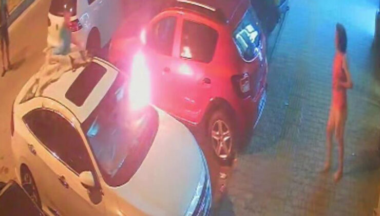 Samsun’da araba battaniyeyle ateşe verildi