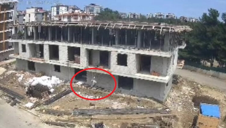 Samsun’da usta inşaattan düştü: Bacağına demir saplandı