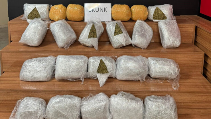 Şanlıurfa’da 25 kilogram uyuşturucu ele geçirildi