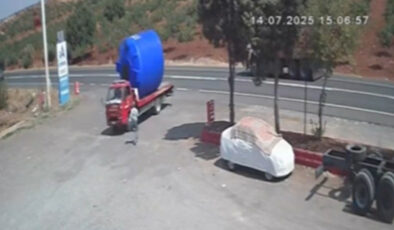 Şanlıurfa’da el freni çekilmeyen alımlı faciaya neden oluyordu