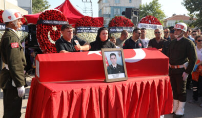 Şehit Üsteğmen Tuğrul Özsu’ya acı veda: Edirne’de son seyahatine uğurlandı