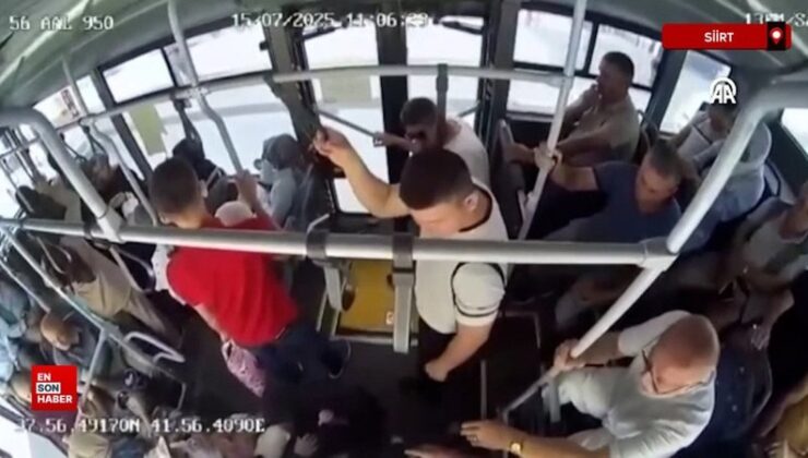 Siirt’te otobüs sürücüsü, rahatsızlanan yolcuyu hastaneye yetiştirdi