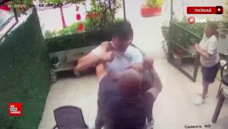 Tekirdağ’da iş yerini basıp, esnafı yumrukladı