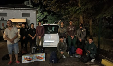 Tekirdağ’da kaçak göçle uğraş: 8 sistemsiz göçmen ve 1 organizatör yakalandı