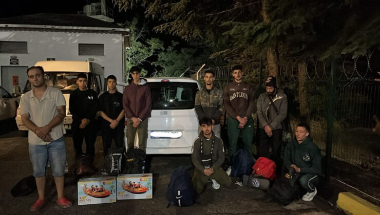 Tekirdağ’da kaçak göçle uğraş: 8 sistemsiz göçmen ve 1 organizatör yakalandı