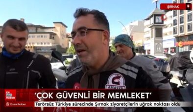 Terörsüz Türkiye sürecinde Şırnak ziyaretçilerin uğrak noktası oldu