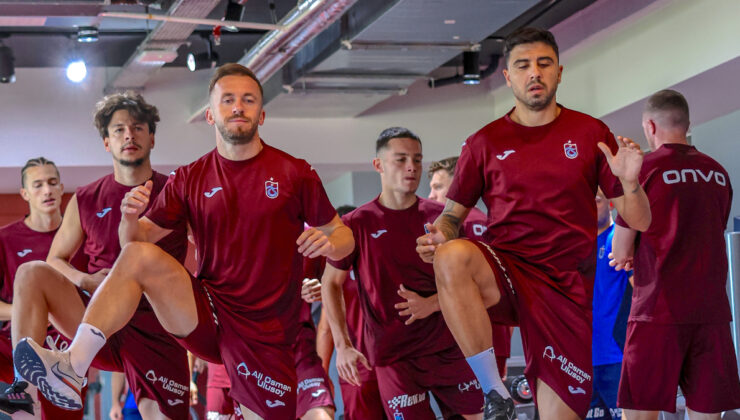 Trabzonspor, sabah egzersizini yaptı