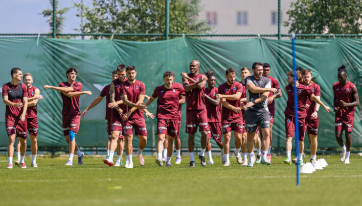 Trabzonspor’da sabah idmanı yapıldı