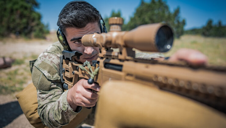 TSK’nın şampiyon keskin nişancıları, kuvvetli eğitimlerle misyona hazırlanıyor