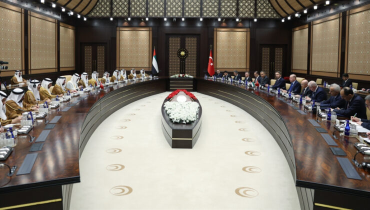 Türkiye ile BAE ortasında 7 ortak muahede imzalandı