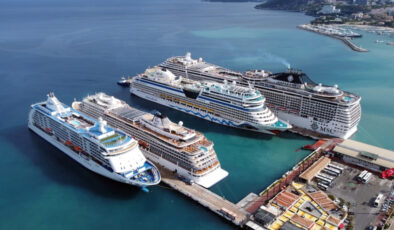 Türkiye limanlarına 6 ayda 490 kruvaziyer gemisi demir attı