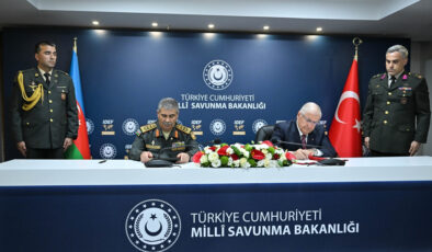 Türkiye ve Azerbaycan ortasında, Askeri Güvenlik Mutabakatı imzalandı