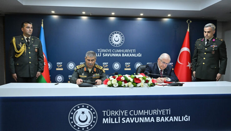 Türkiye ve Azerbaycan ortasında, Askeri Güvenlik Mutabakatı imzalandı