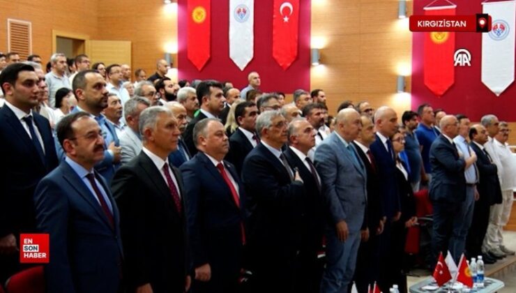 Türkiye’nin Bişkek Büyükelçiliği’nde 15 Temmuz şehitleri anıldı