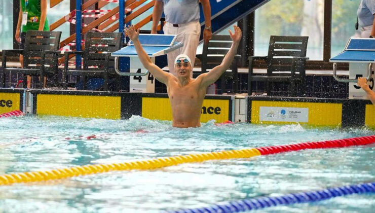 Ulusal yüzücü Arel Gültekin’den EYOF 2025’te 2. altın madalya
