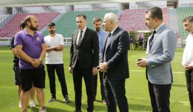 Vali Murat Zorluoğlu, Diyarbakır Stadyumu’nu inceledi