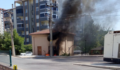 Zonguldak’ta bir iş yerinde yangın çıktı