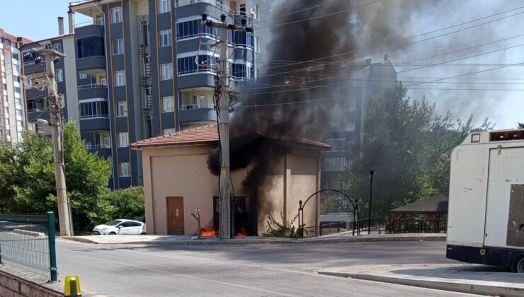 Zonguldak’ta bir iş yerinde yangın çıktı