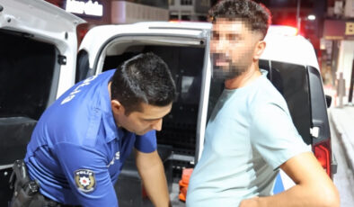 Aksaray’da alkollü yakalanan şahıs: Cips jelibon almaya çıktım