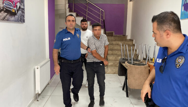 Aksaray’da bayanı telefonla rahatsız etti: Yakalanınca kendini lokantanın tuvaletine kilitledi