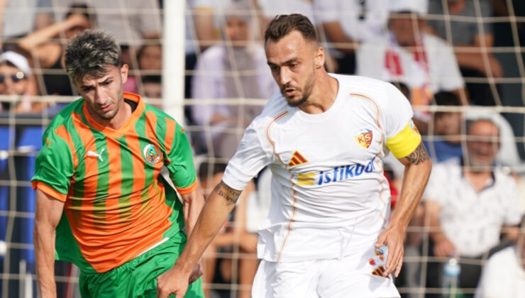 Alanyaspor, hazırlık maçında Kayserispor’u yendi