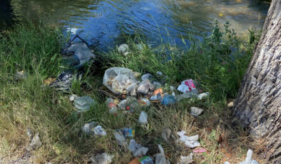 Ankara Kurtboğazı Barajı’na bağlanan dereler çöplüğe döndü