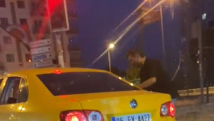 Ankara’da araçta bulunan bayanı tekmeleyerek darbetti