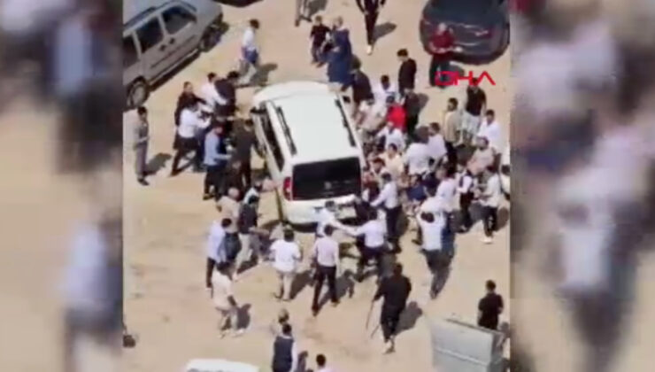 Ankara’da düğünde arbede: İhbara gelen polis aracına ziyan verdi