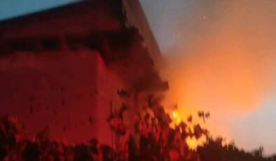 Antalya’da alev alev yanan konut küle döndü