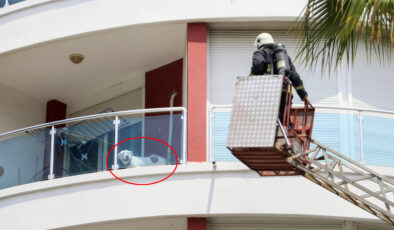 Antalya’da sitede çıkan yangın korkuttu