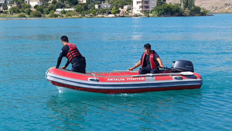 Antalya’da yeğeninin düşen terliğini almak için girdiği barajda kayboldu